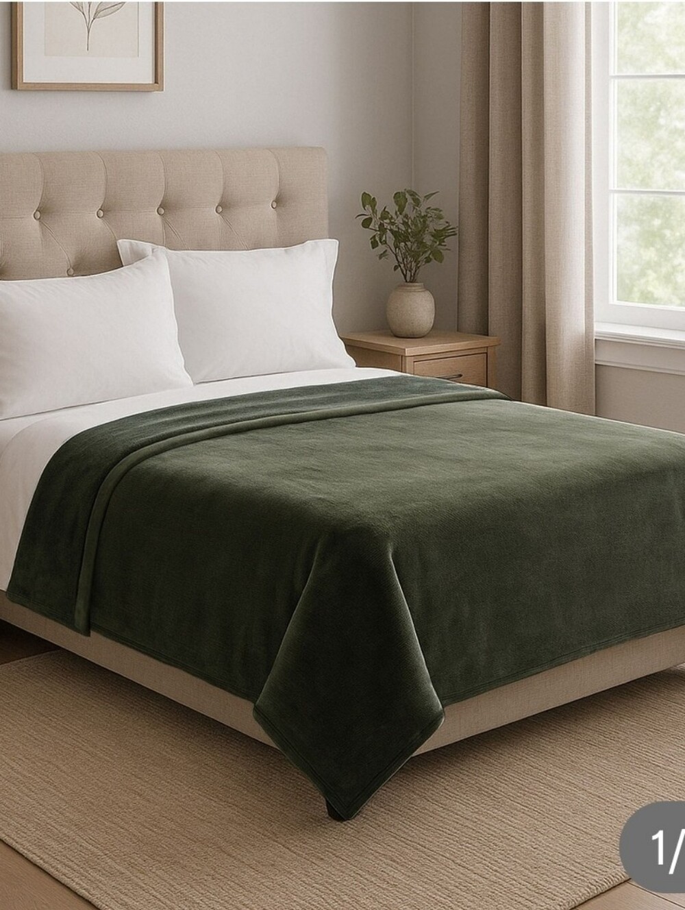 (6) Kirkland Signature Plush Blanket